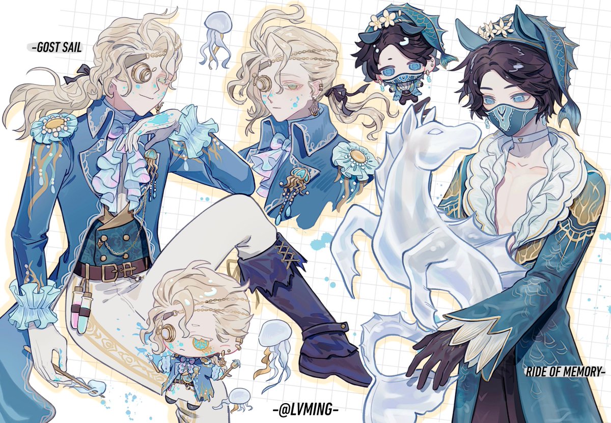 画点喜欢的 #identityVイラスト