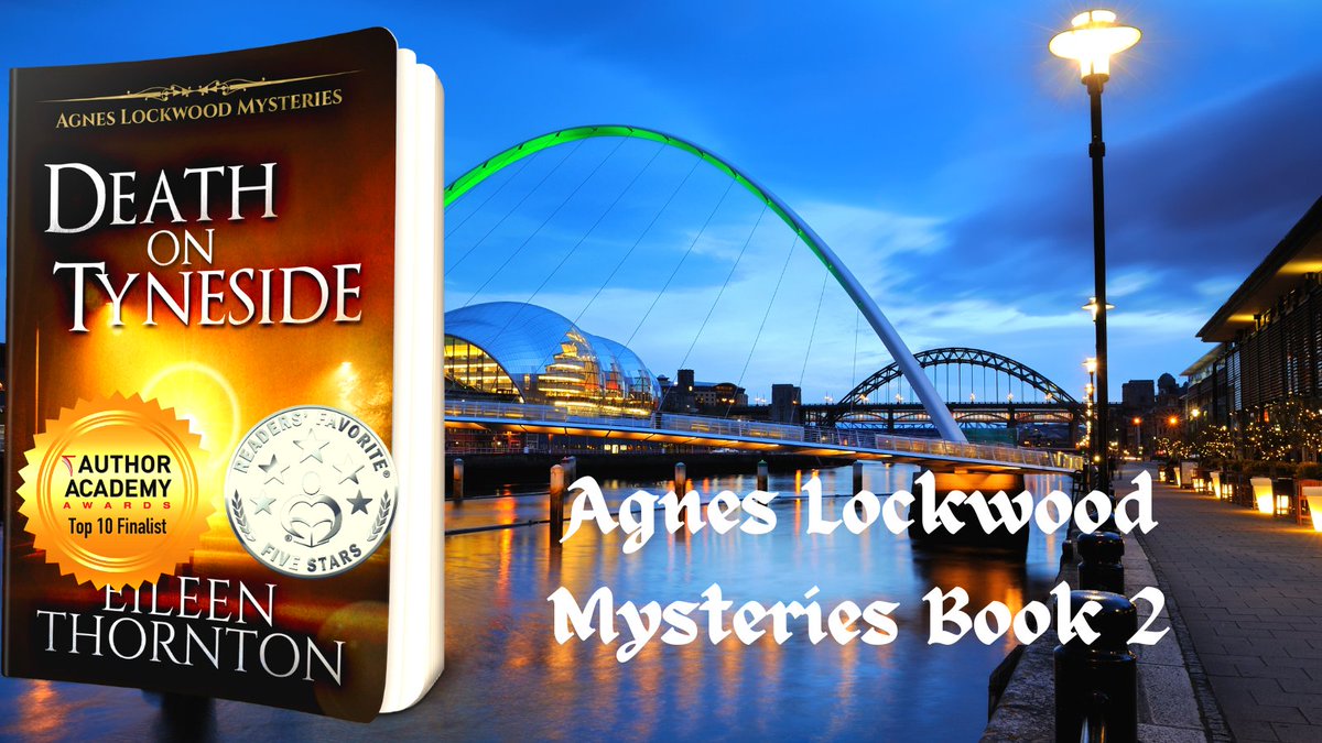 Visiting Tyneside? Then it's time enjoy an Agnes Lockwood Mystery. books2read.com/u/mVRJnl Back on Tyneside, after visiting her sons in Australia, Agnes is enjoying a stroll through the local park - until she discovers a body... #Newcastle #NextChapterPub #EileenThornton