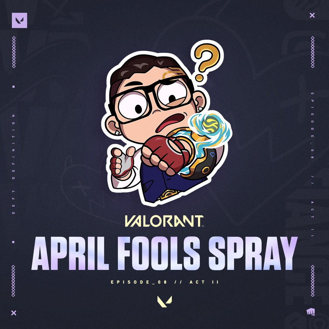 VALORANTLeaksEN's tweet photo. Just log in to the game to add the spray to your collection // #VALORANT https://t.co/onhf6sbEcD