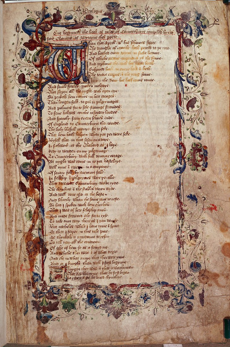 iuingilizdili's tweet photo. Whan that #Aprill with his shoures soote
The droghte of March hath perced to the roote
. . . . .
Geoffrey Chaucer'ın The Canterbury Tales'inin The Prologue to the Prolugue'unu Orta Çağ İngilizcesinde dinlemek için: https://t.co/H9ULNMvA4S https://t.co/cFESfx1PZe
