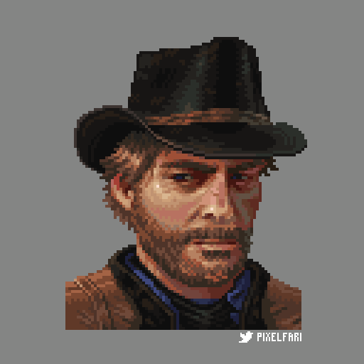 Arthur Morgan

#pixelart #ドット絵
