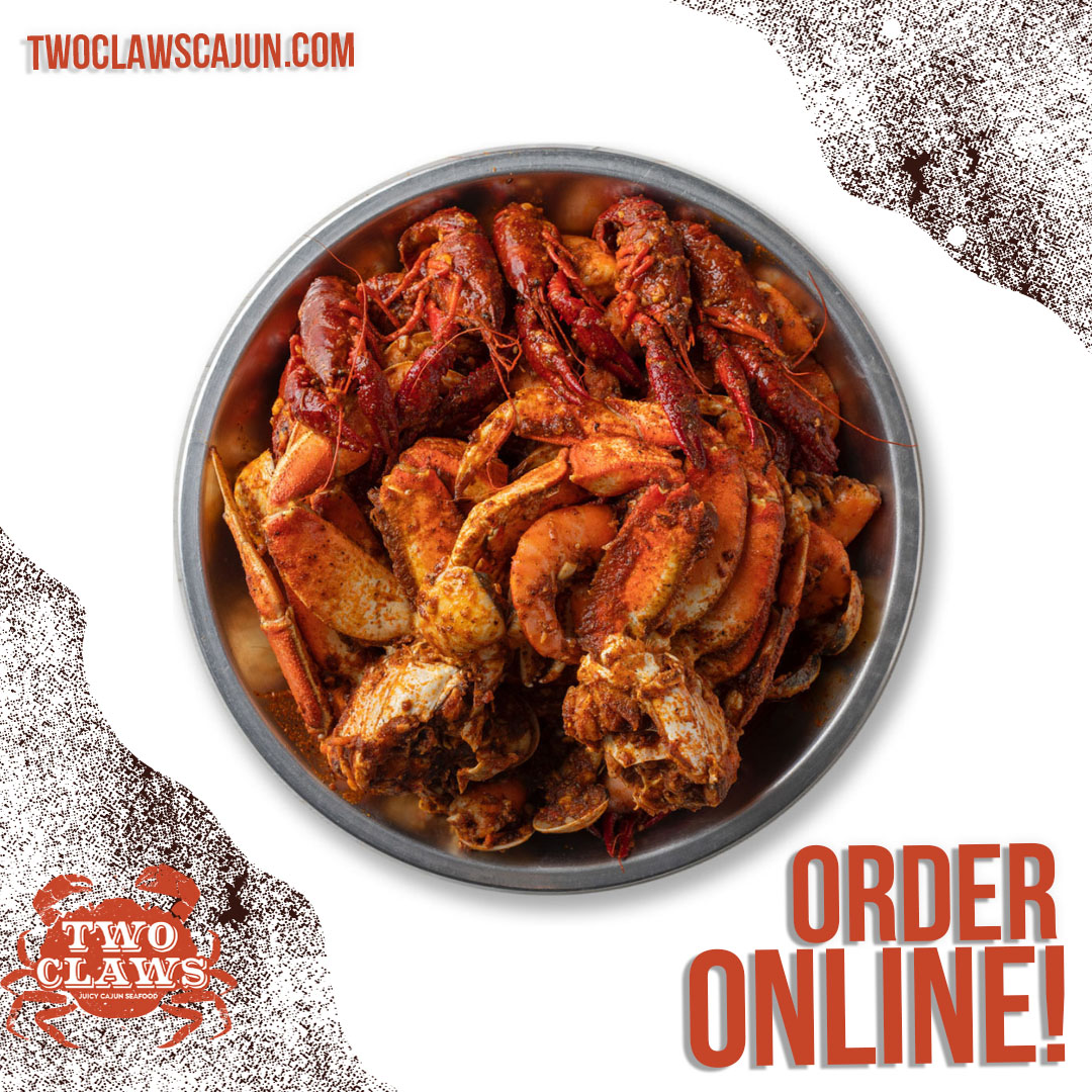 Let us take care of dinner tonight! Order your favorite cajun-style seafood online at twoclawscajun.com

#twoclaws #twoclawscajun #delaware #bear #wilmington #delawarefood #cajunseafood #cajunfood #seafoodrestaurant #foodiefeature #onlinefood