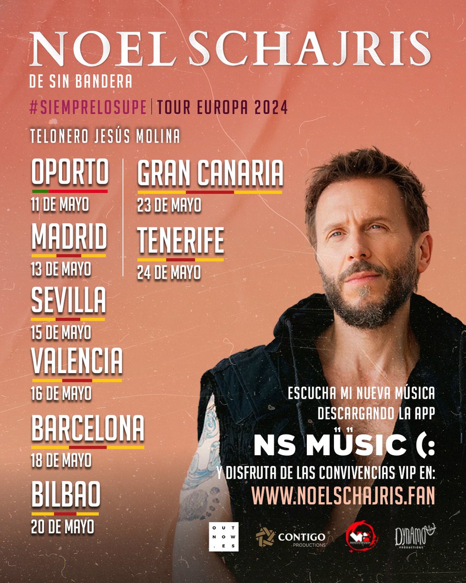 E-blast: El aclamado cantautor y pianista @NoelSchajris llega a España con toda su música y su gira #SiempreLoSupe mailchi.mp/1111pr/el-acla… #NoelSchajris #España