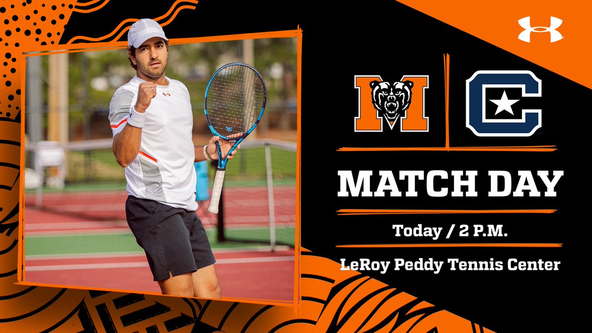 Back to work on a Monday 🆚 The Citadel 🕑 2 p.m. 📍 Macon, Ga. 🏟️ LeRoy Peddy Tennis Center 📊 bit.ly/3J0B8UL 💰 Free Admission #RoarTogether #AdvantageBears