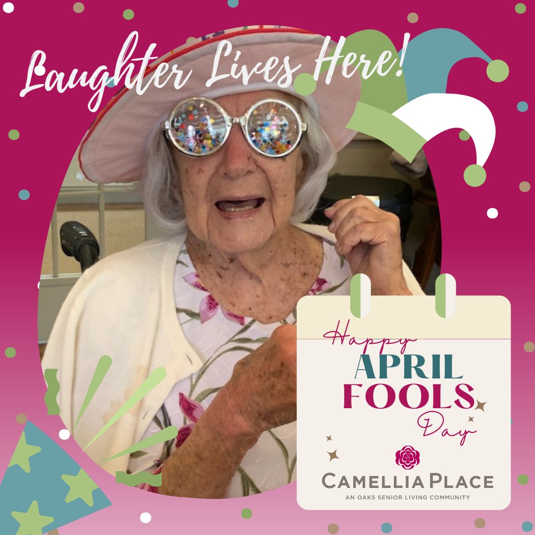 This April Fool’s, we’re all smiles at Camellia Place! Remember, laughter is timeless, and joy has no age limit. 😄 

#AprilFoolsDay #JoyfulLiving #AddingLifeToYears