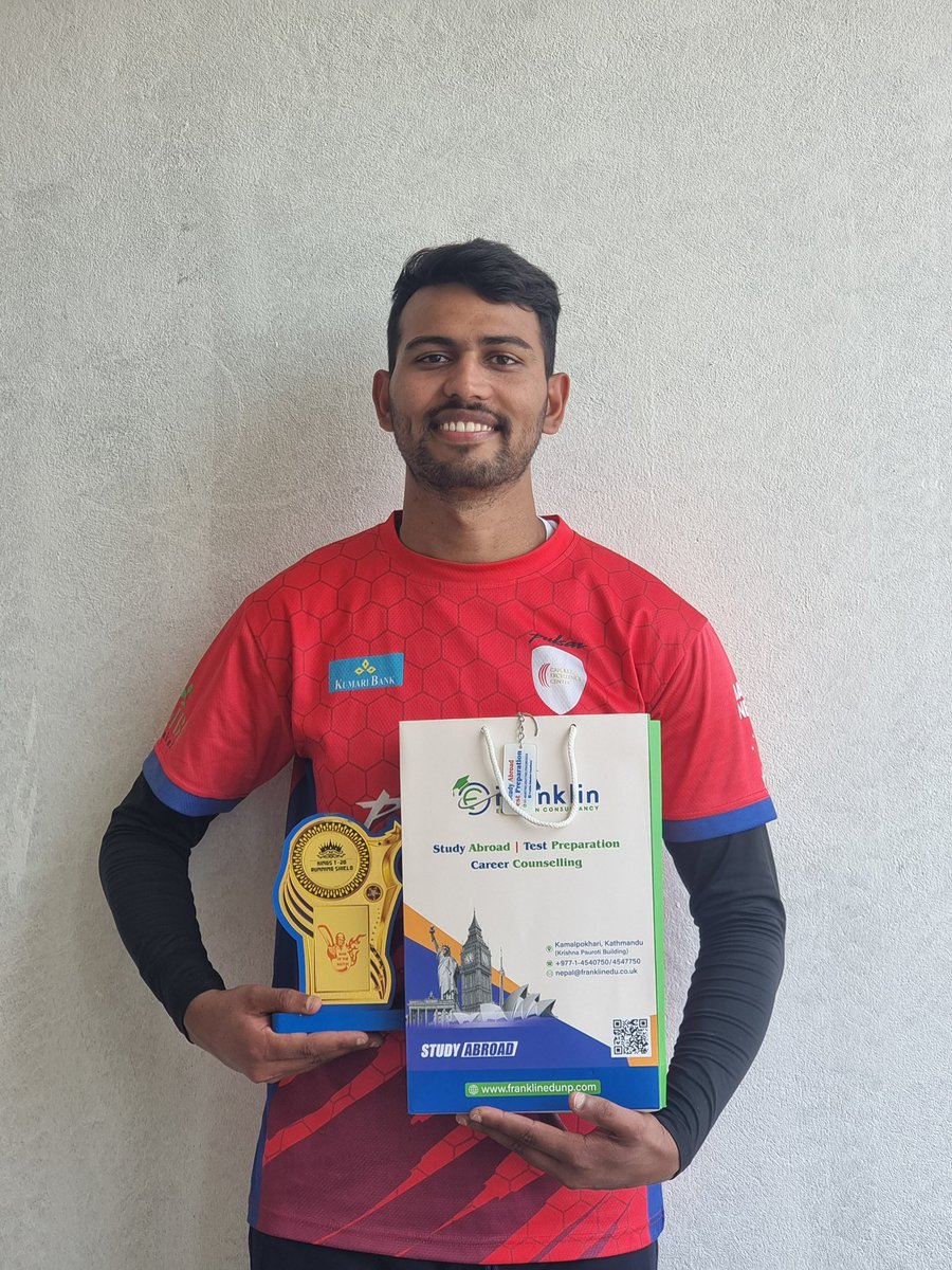 TheCECNepal's tweet photo. Into the Semi-Finals 👏
Congratulations to our team Pulsar CEC on reaching the semi-finals of the Kings Cup 2080
#TurningDreamsIntoReality | #NepalCricket | #PulsarNepal | #KumariBank | #Jimbuthakali | #MagicNepal | #NLIC | #maximax | https://t.co/UT1ubLpSz8