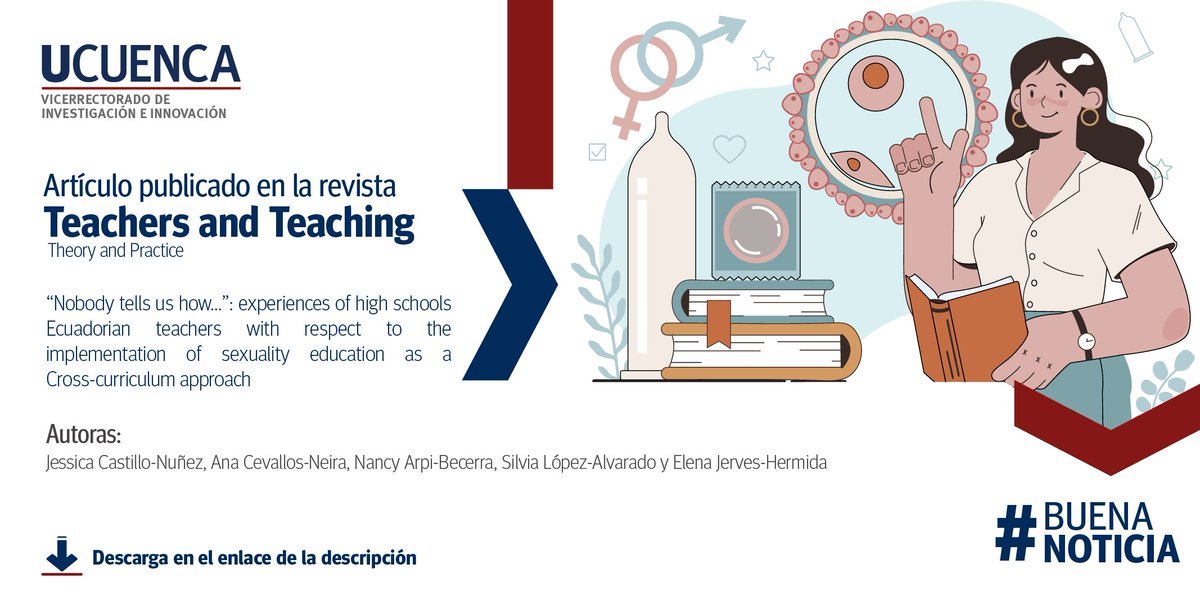 #BuenaNoticia #LecturaRecomendada | ¿Alguna vez te has preguntado cómo los profesores abordan la educación sexual como parte integral de su enseñanza? Este estudio ofrece una mirada profunda a las experiencias de 15 docentes que trabajan con adolescentes.
doi.org/10.1080/135406…