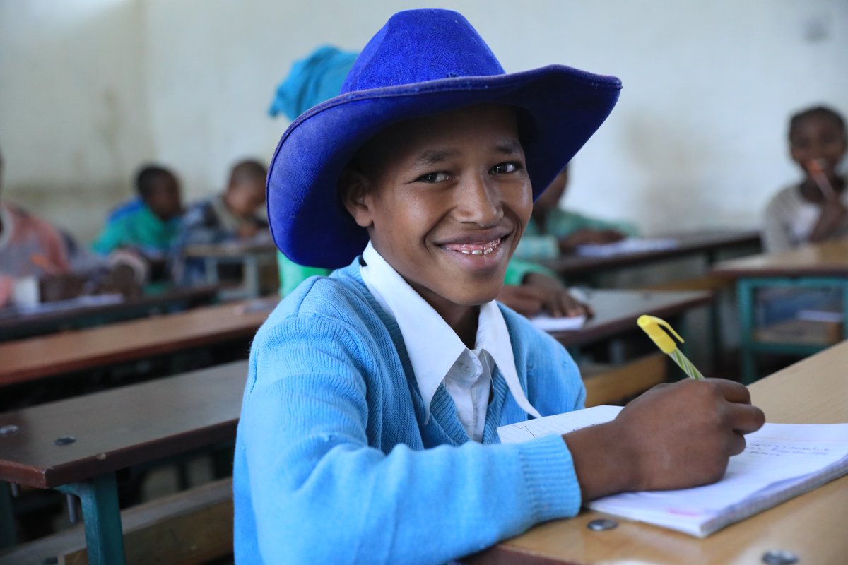 Going into the new month with our cowboy hats on, determined to make every child, everywhere, experience quality #Education, access to clean #Water, good #Health & nutrition, a safe & protected environment so they can smile & enjoy their childhood!🤠✨ Retweet if you agree!