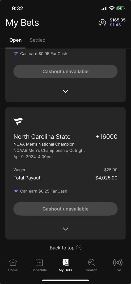 How would you hedge against this ⁦<a href="/MitchMossRadio/">Mitch Moss</a>⁩ ⁦<a href="/paulyhoward/">Paul Howard</a>⁩ ?
I’m thinking taking Pur at +210 to win it all and 100 on Bama +1600 to win it all
And then hope there’s an in game opportunity against UConn- a big hope- I know! 🤷🏻‍♂️