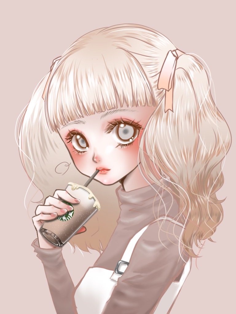 qpipiq's tweet photo. frappuccino𓂃𖠚ᐝ🤍

#illustration #Starbucks #ibisPaint
#女の子 #イラスト #創作絵 https://t.co/HXMksJGDCg