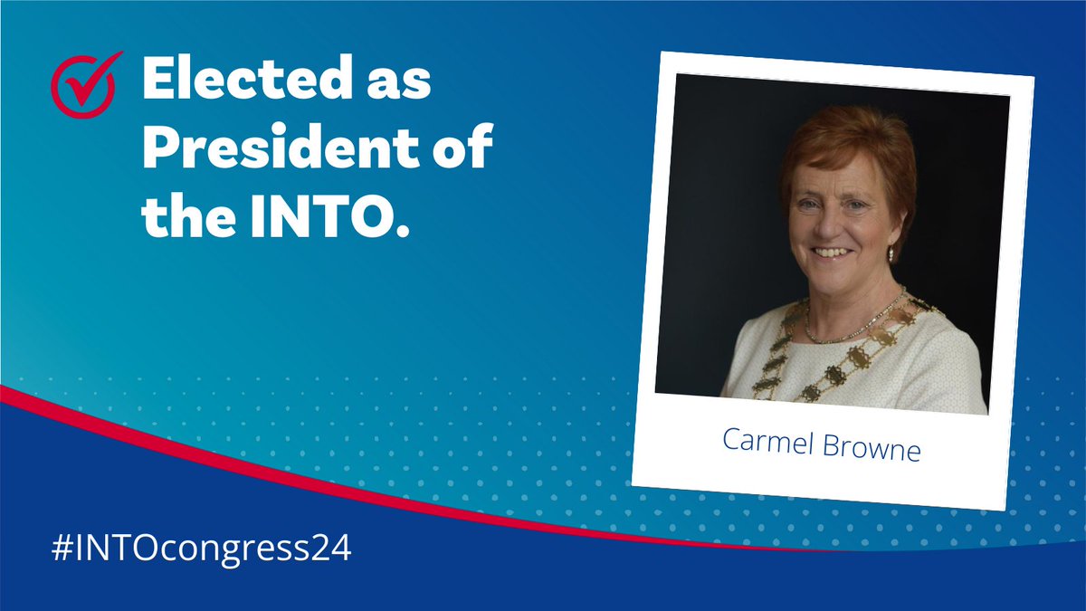👏Carmel Browne of District 7 has been elected the new President of the INTO effective from the end of #INTOCongress2024. Congratulations Carmel!