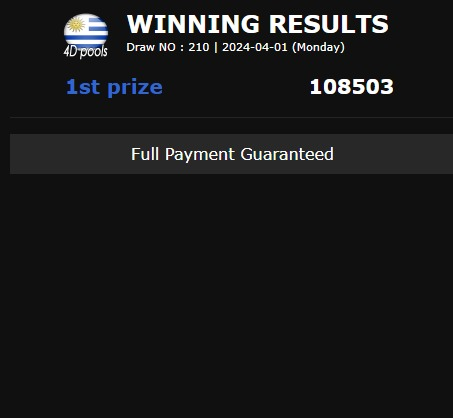 LotrePasang's tweet photo. 🇺🇦 RESULT URUGUAY 🇺🇦
🗓 01-04-2024 🗓
🏆 PRIZE 1 : 8503
🀄 SHIO : HARIMAU

Selamat Untuk Para Pemenang 🥳
Salam Jackpot Selalu !

📌Link Alternatif Pasanglotre :
https://t.co/XCaoorUTyP

#pasanglotre #4d #togelonline
 #togel #lotre #jackpot #hasilresult #bandartogelonline https://t.co/nysT0G5vQ4