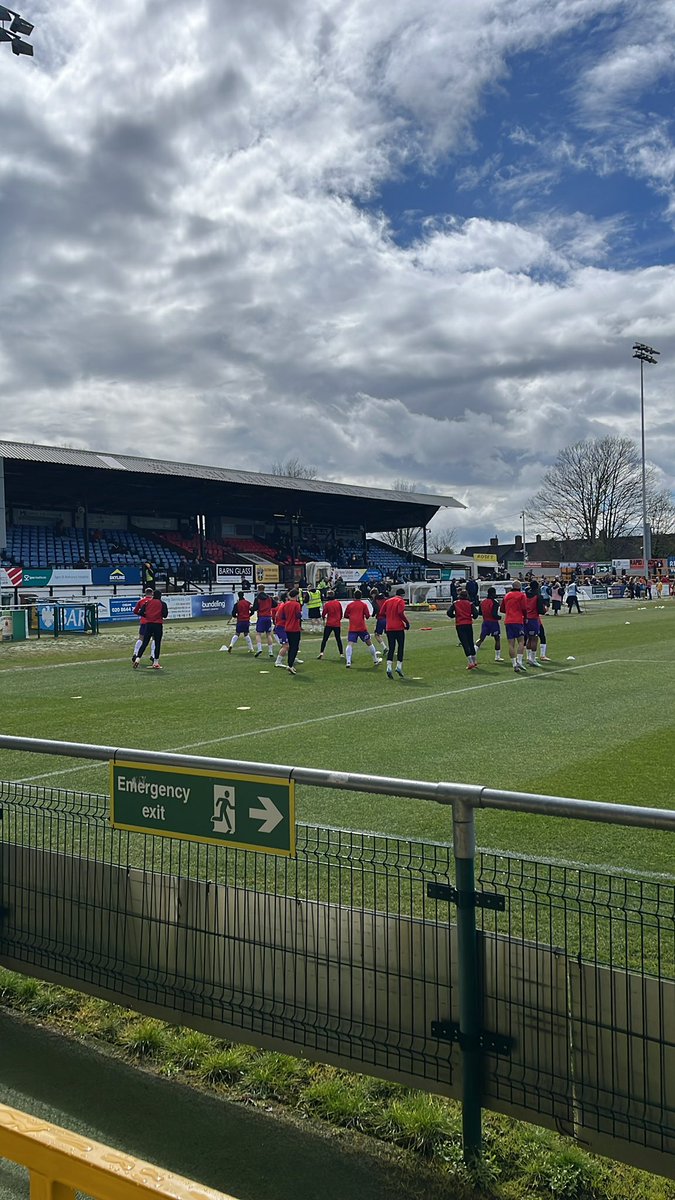 Lads out at Sutton