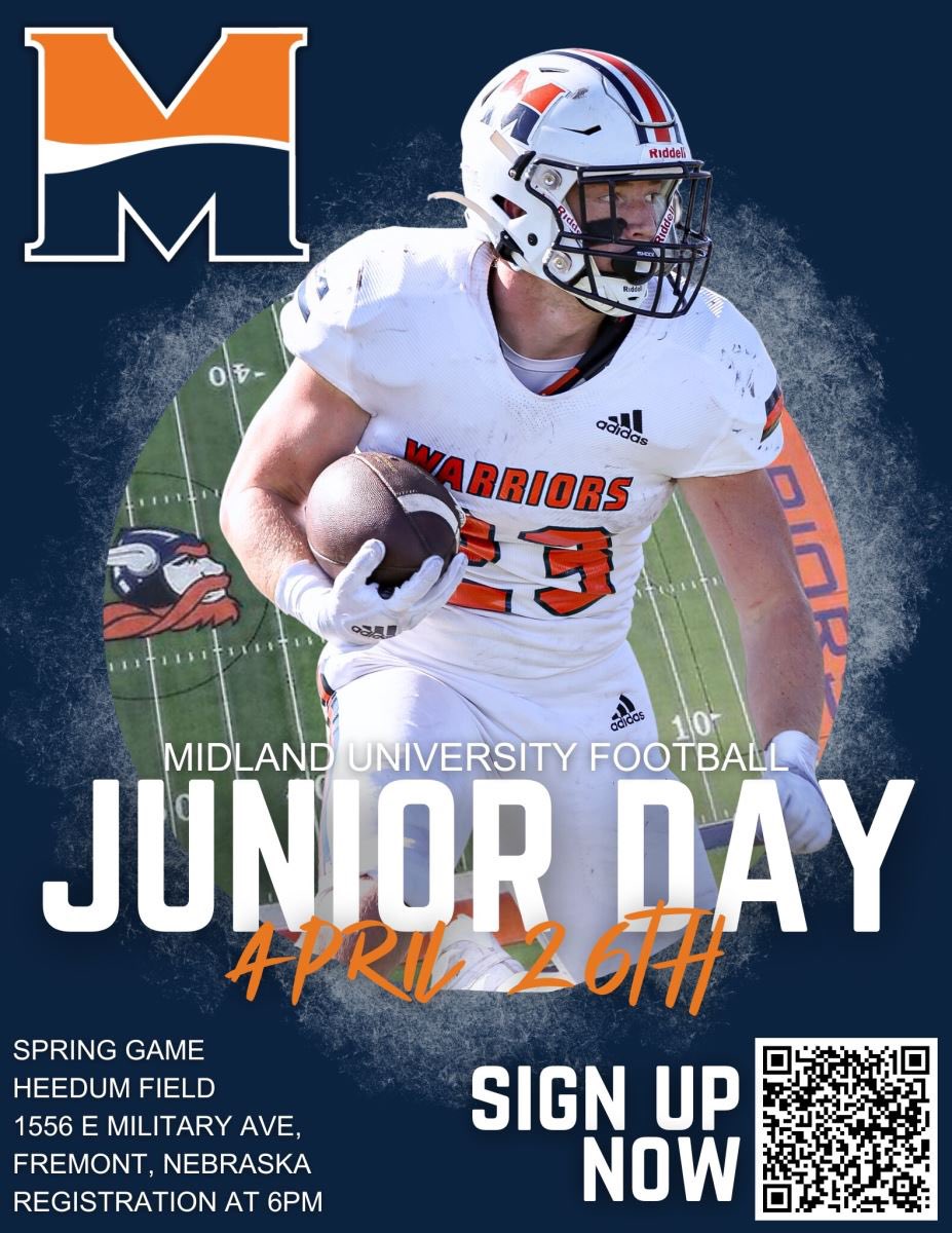 Thanks <a href="/Coach_Honnold/">Denny Honnold</a> and <a href="/MidlandU_FB/">Midland Football</a> for the Junior Day Invite!