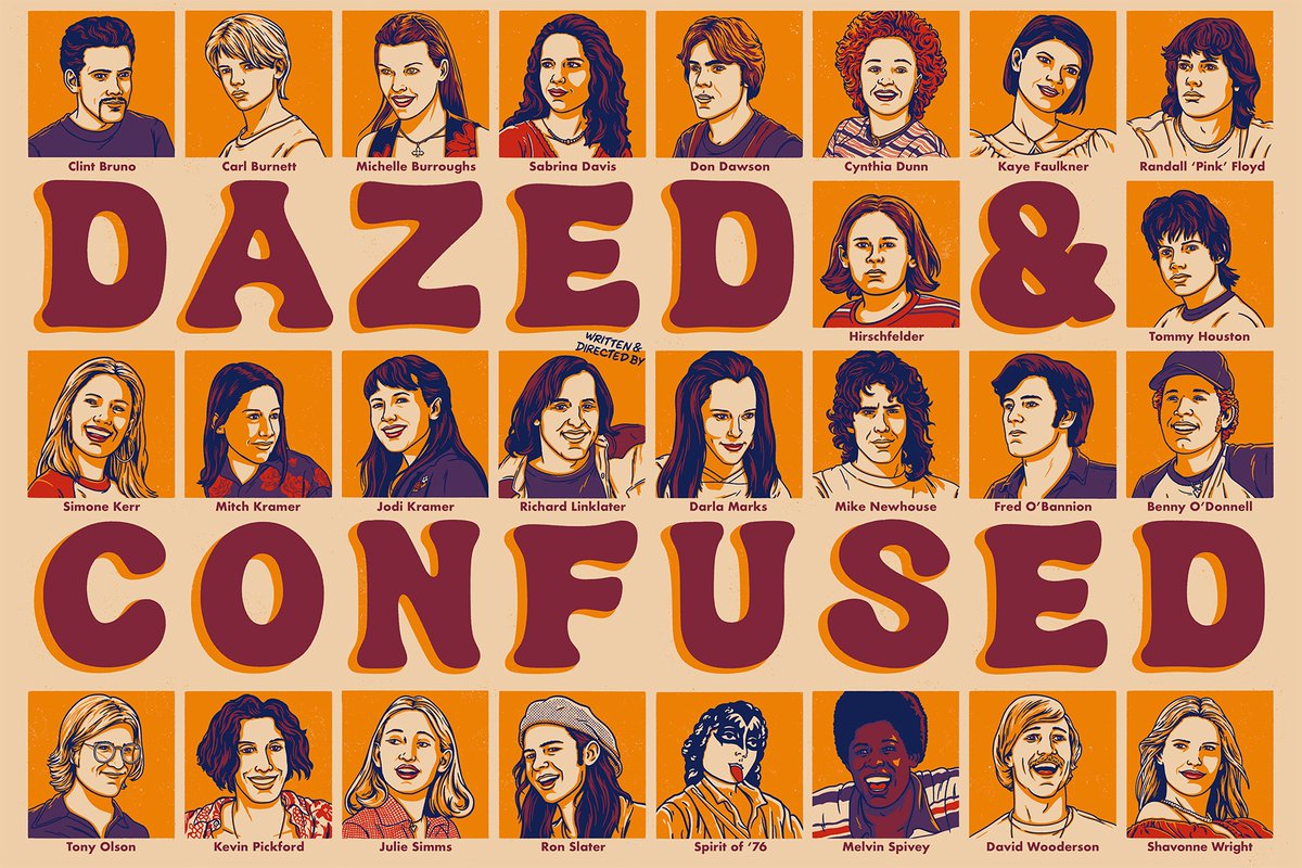 'Dazed & Confused'✌️ #DazedAndConfused #RichardLinklater #MoviePoster