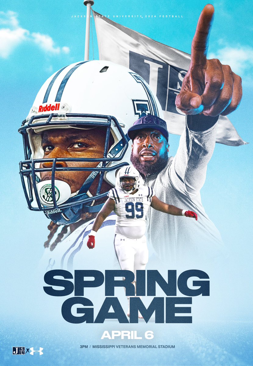 Blue and White Week is officially here🔵⚪️ Registration for the W.C. Gorden/Ashley Robinson Golf Tournament is still open at shorturl.at/rwJKQ! Join us for the @gojsutigersfb Spring Game Saturday at 3pm and the Blue&White Brunch at MBar Sunday! #TheeILove | #GoJSUTigers🐅