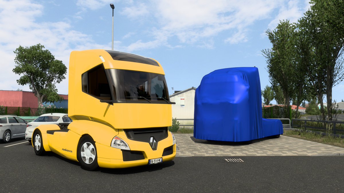_TheAlive55's tweet photo. Concept from the past and the approaching future.

#ETechTrucking @SCSsoftware @RenaultTrucksCo https://t.co/220i7bKwx2