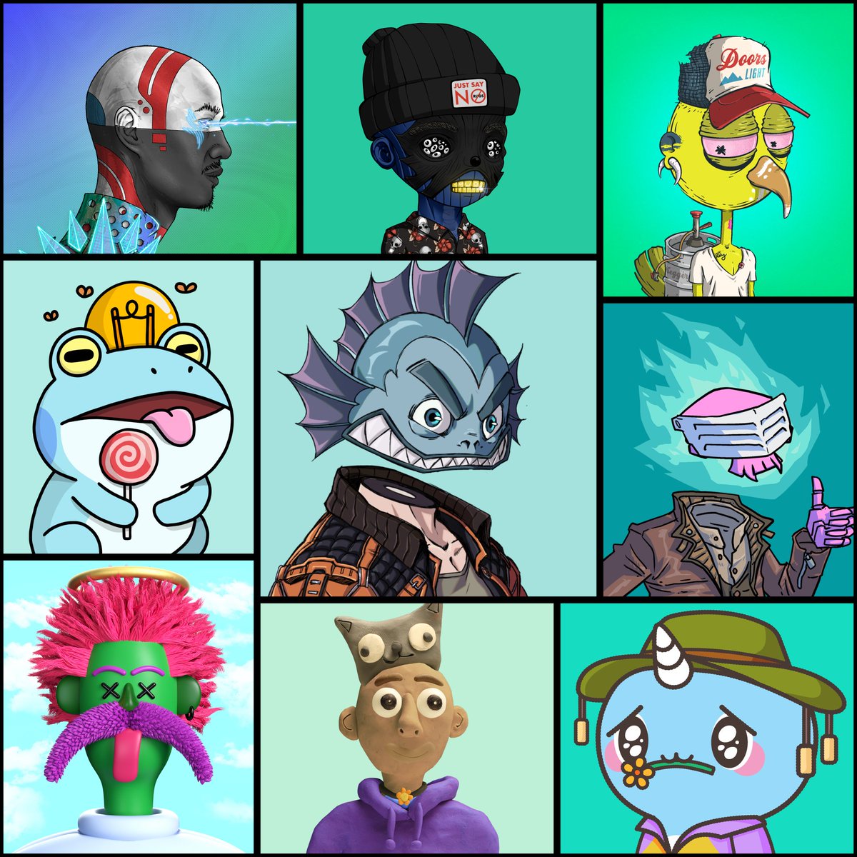 Gm my nft peeps! ☕️ 

I hope everyone has an amazing Monday

Let's build each other up &amp; make it a great start to the week for our collective ecosystem! 🩵💚💪