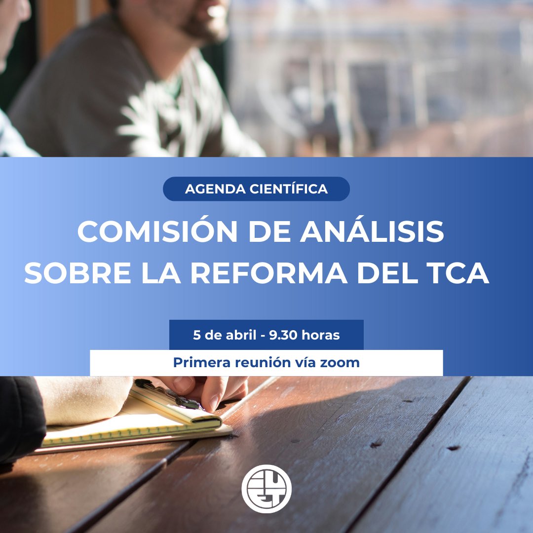 ❗INVITACIÓN A INTEGRAR COMISIÓN 
El IUET convoca a participar de la "Comisión Ad hoc para el análisis del proyecto de ley de Reforma del Proceso Contencioso Anulatorio"
📋 La primera reunión será el viernes 05-04 a las 09:30 vía zoom.
📩 inscripcion vía: iuet@adinet.com.uy
