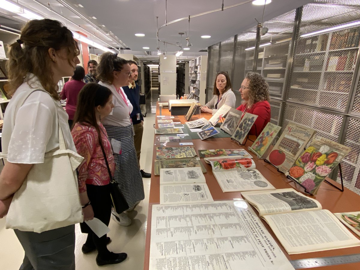 Thanks to @National_Ag_Lib for a behind-the-scenes tour of their Beltsville collection. We love to learn from our fellow federal colleagues and find commonalities!