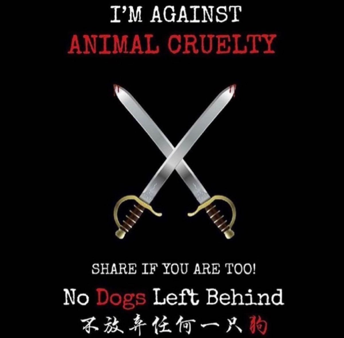 April is Prevention of Cruelty to Animals Month. Please Retweet. Learn more how you can help end the cruelty at nodogsleftbehind.com

#EndDogMeat #stopdogmeat #NoDogMeat #endanimalcruelty #AnimalRescue #AnimalWelfare
#AnimalCrueltyPreventionMonth #stopanimalcruelty