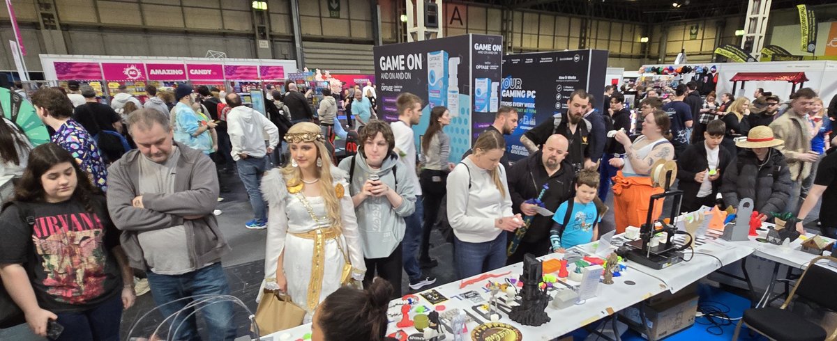 3DPrima's tweet photo. We had an awesome time spending the easter 🐣 weekend at @IGFestUK #i72 at @thenec!🇬🇧

We had so many great visitors at the booth. A big thank you to everyone who came by and talked to us!😊

#3DPrima #Insomnia #3DPrinting #3DPrinter #Creality #BambuLab #Gaming #Cosplay #Tabletop https://t.co/hQLBqc7g2i