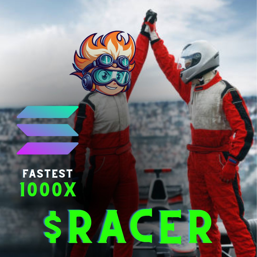 Thank you so much @pinkecosystem! We are officially in the race! Soft Cap has been met! Pool will be created 1 Hour after the Fair launch closes! Race for a 1000x Speed! LFG $RACER pinksale.finance/solana/launchp…