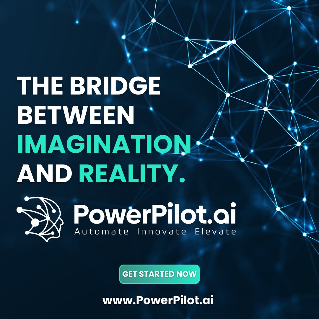 PowerPilotAI's tweet image. Fueling your journey of creativity and innovation with PowerPilot.ai – where dreams evolve into realities and possibilities know no bounds. 🚀 #powerpilot #everydaysymphony #aicreativity #techharmony #futurepossibilities #innovationcanvas #ai #artificialintelligence