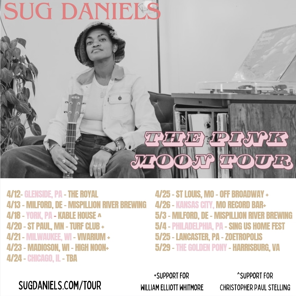 THE PINK MOON TOUR🌸🌸🌸
Back on the road this month all under the Pink Moon. Tell your friends I'm coming to town🌸🌸🌸 sugdaniels.com/tour