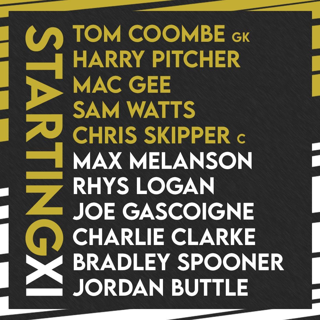 DerehamTown's tweet photo. 🚨 Today's starting XI.

Subs: Eastaugh, North, Lake, Gilham, Kelly.

#WeAreDereham ⚫️⚪️ https://t.co/eByRs7fJRo