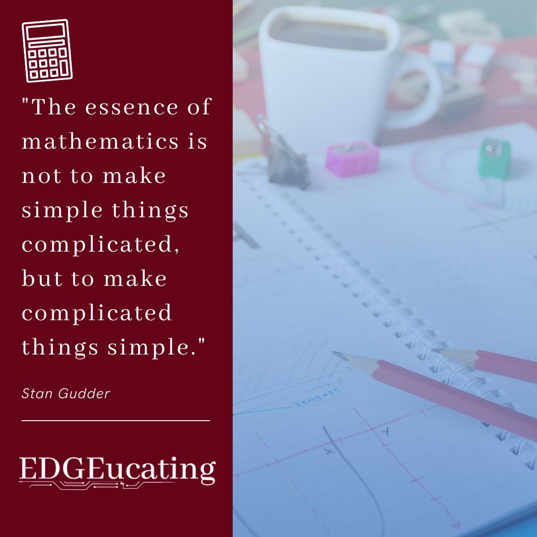 EDGEucating's tweet image. This April, let&apos;s lead by example and weave innovation into our mathematics instruction. #Math isn&apos;t just formulas; it&apos;s the language of logic, shape, &amp;amp; structure that underpins our world. Share with us how you&apos;re transforming your math lessons this month! 🚀 #MathAwarenessMonth