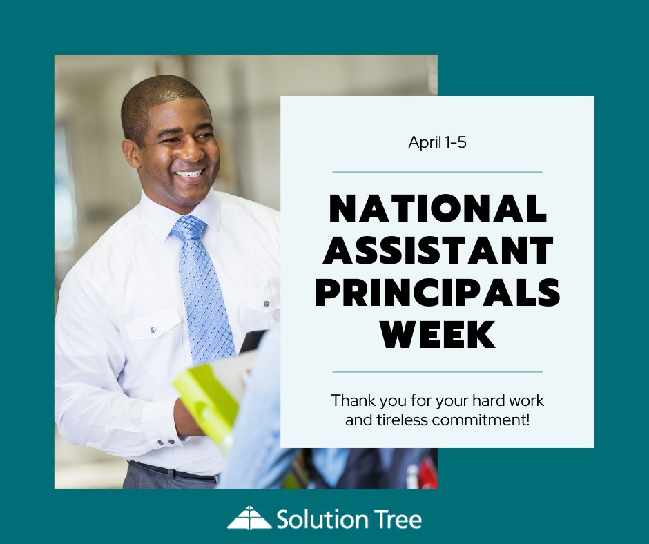 Happy #NationalAssistantPrincipalsWeek!

Tag an assistant principal who deserves kudos for their positive impact on your school. ❤️🙌 #AssistantPrincipalAppreciation