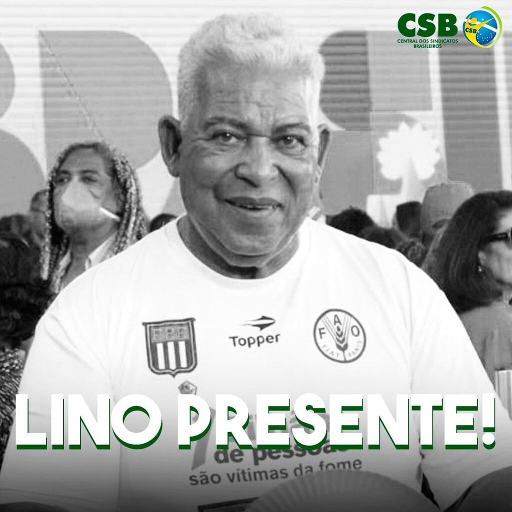 É com profundo pesar que a Central dos Sindicatos Brasileiros (CSB) comunica o falecimento do companheiro Lino de Macedo, líder do MAST (Movimento dos Agricultores Sem Terra) e nosso vice-presidente nacional. Lino realizou um transplante renal no último … instagr.am/p/C5OFzMMrOkl/