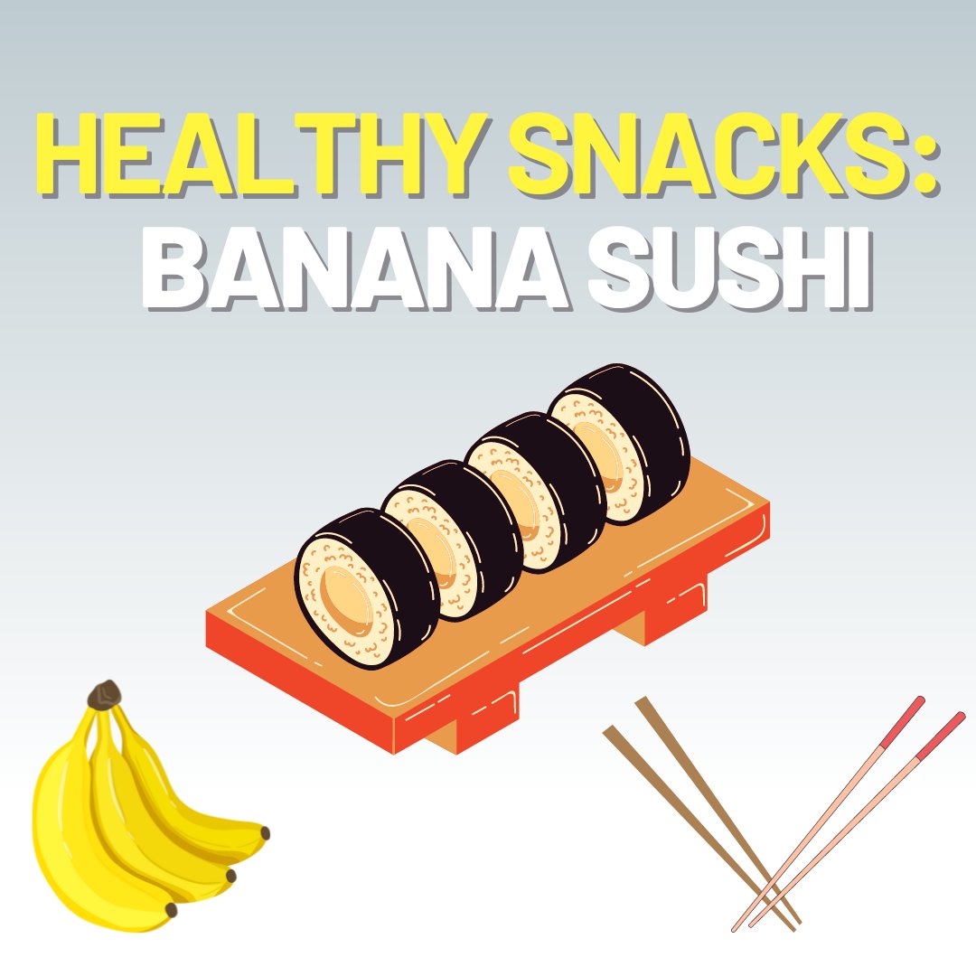 Quick Tip: Don’t be fooled! Sushi can be good for you. Cut a banana, grab a slice, cover the side with peanut butter, and roll it in crushed walnuts.
#HealthyLifestylesProject #HealthyLifestyles #QuickTip
@hznfoundation @thearcofnj