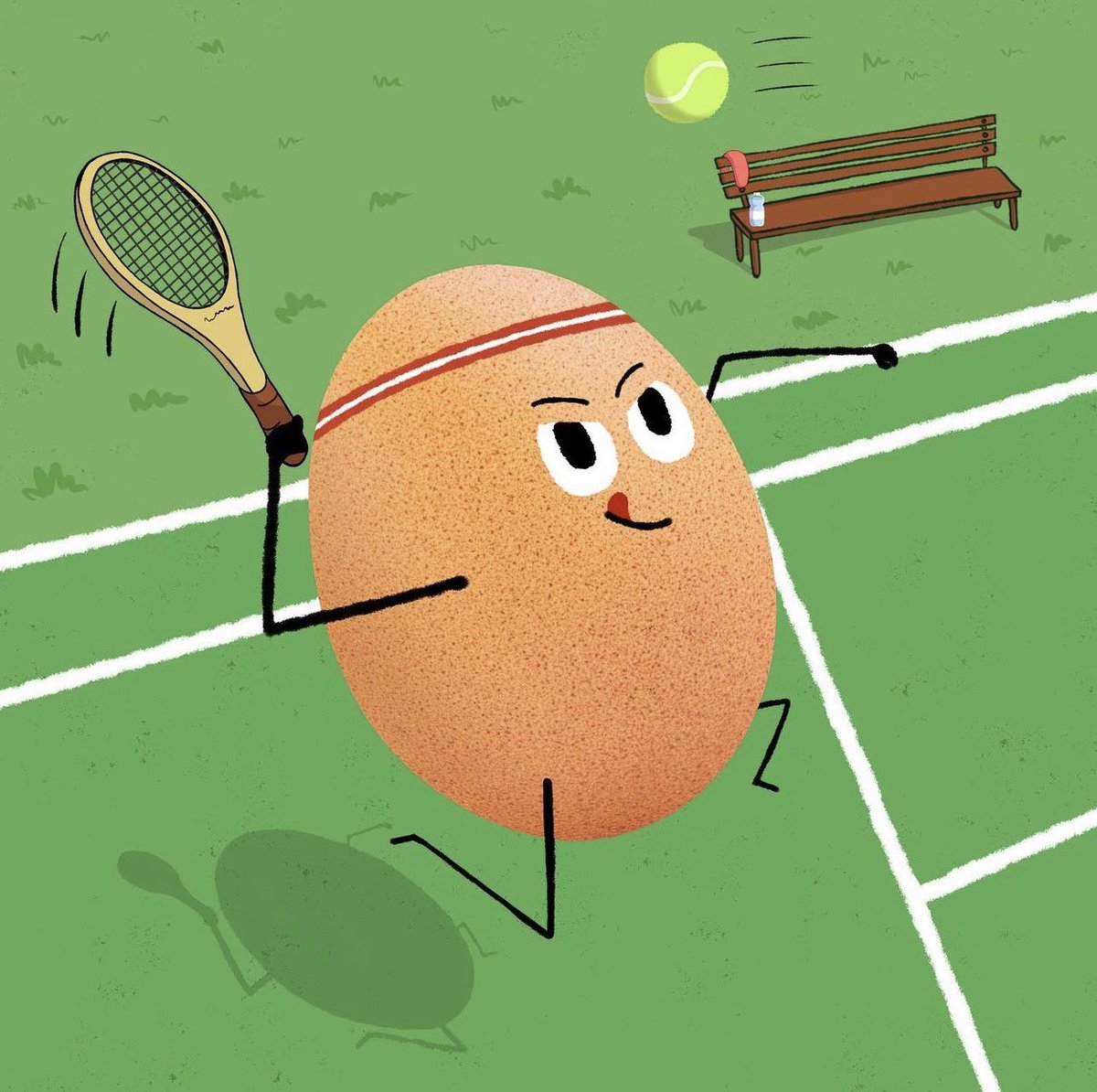 Don’t forget to egg-xercise and go touch some grass