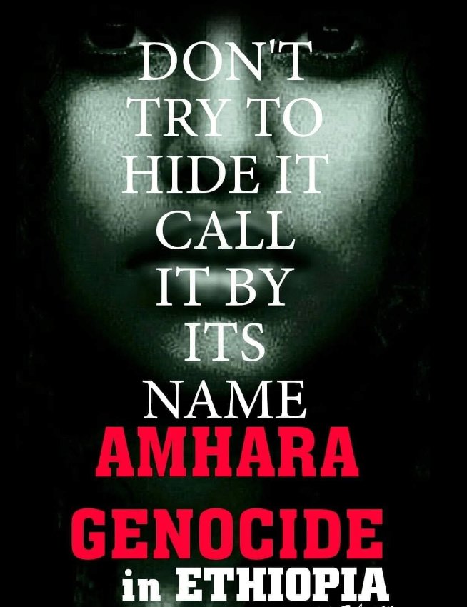 Amharas deserve for their suffering to be recognized accurately. #CallItGenocide not only ethnic cleansing, because what is happening to Amharas meets all the hallmarks of a genocide.

@SecBlinken @POTUS @LindaT_G #AmharaGenocide #WarOnAmhara