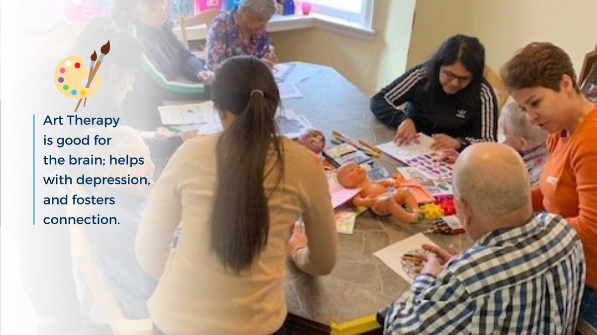 Discover the power of art therapy for those living with dementia! 🎨✨ Engaging in creative expression stimulates the brain and fosters focus and connection.  #ArtTherapy #AlexisLodge
 #memorycare #DementiaSupport #dementia #alzheimers