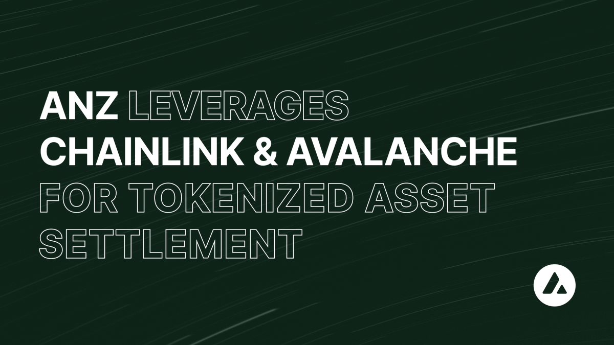 ANZ's collaboration with @Chainlink and Avalanche demonstrated how clients will be able to access, trade, and seamlessly settle tokenized assets across networks in different currencies. @ANZ_AU provides banking services to more than 8.5M retail and institutional customers across