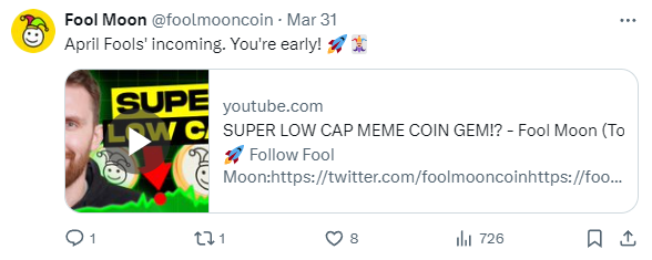 HODLmaxi's tweet image. BREAKING: New April Fools themed meme coin launches on Solana but unlike other meme coins, this one was just started as a joke (seriously)
#DeveloperActivity