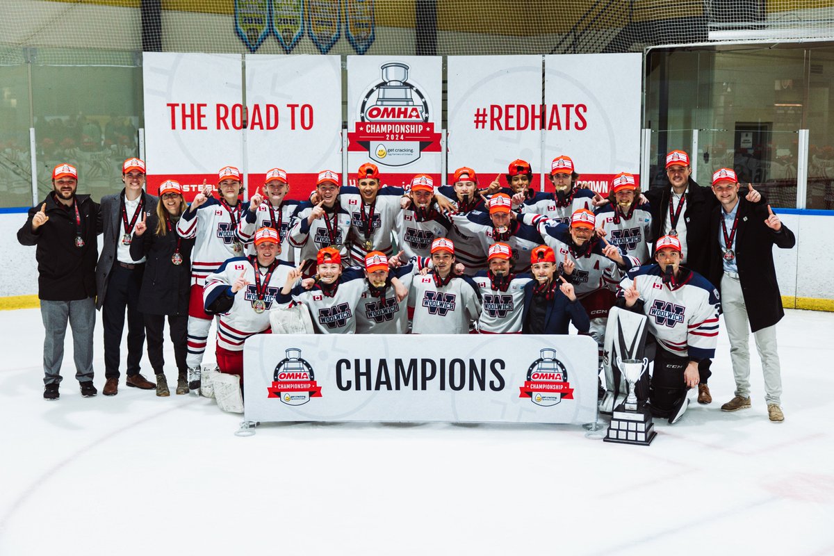 HometownHockey's tweet photo. U15 A Champions: Woolwich Wildcats

#RedHats | #OMHA Championships presented by @GetCracking https://t.co/NVjCArfmOT