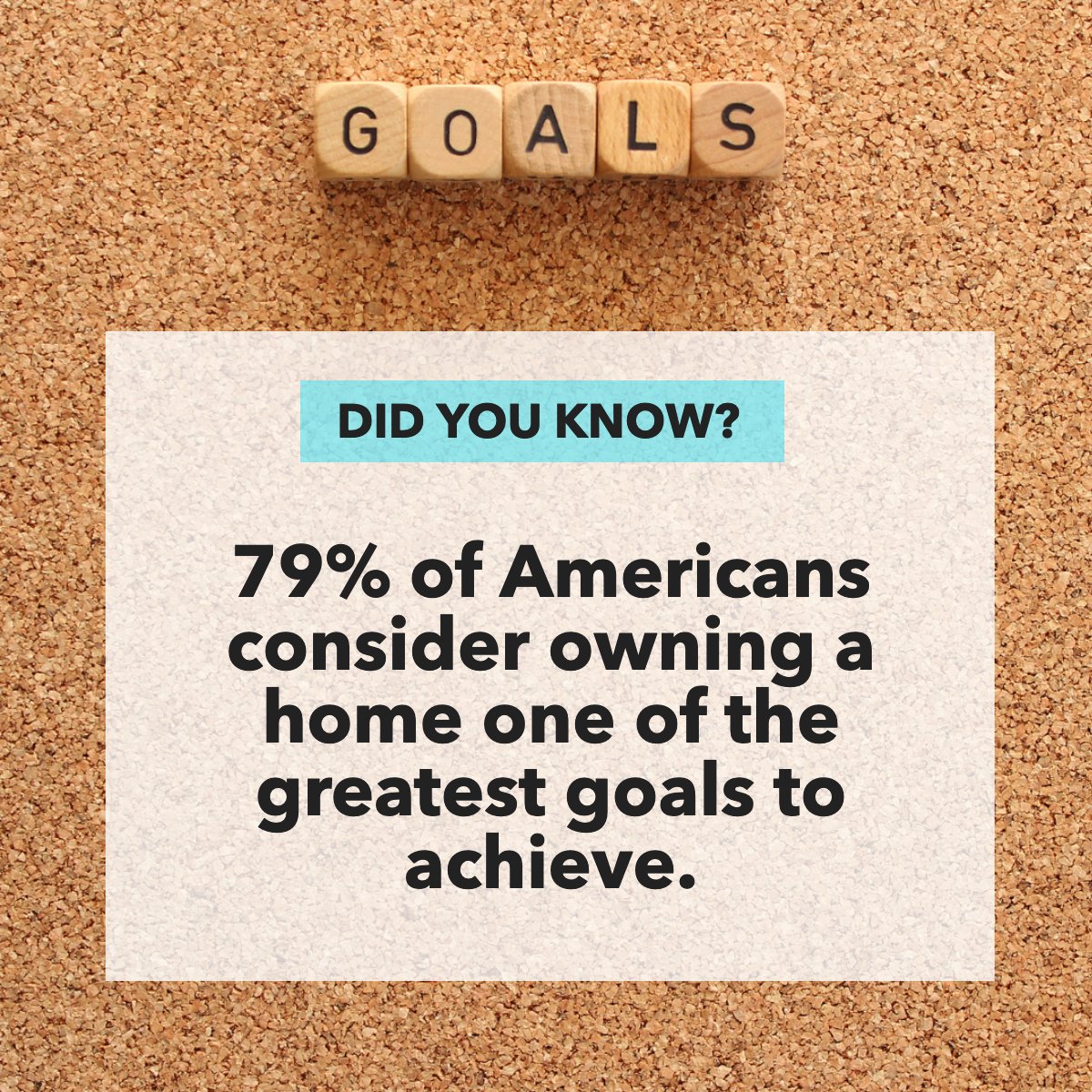 Is this one of your Goals? 🤔 I think most people can identify with this goal! #realestatefacts #homeowner #facts #goals
