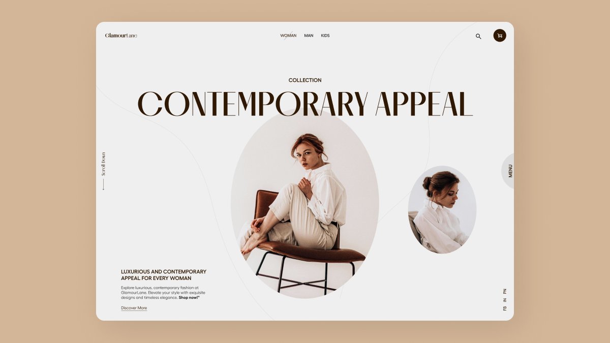 code_theorem's tweet image. A minimal landing page design for a clothing brand!
#landingpage #landingpagedesign #landingpagedesigner