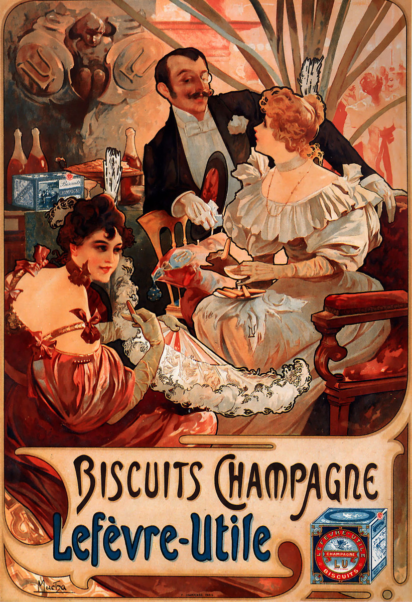 Biscuits Champagne Lefèvre Utile wikiart.org/en/alphonse-mu…
