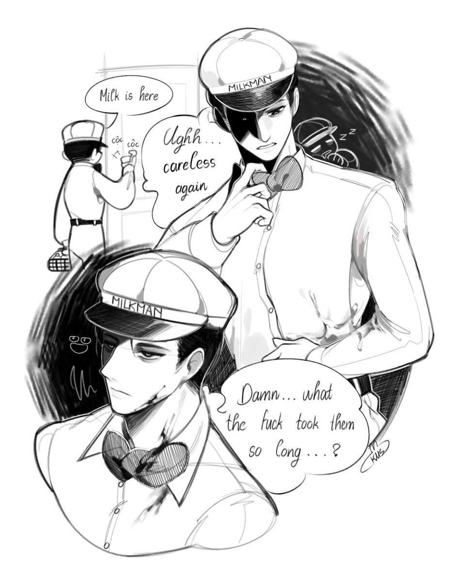 My man needs sum sleep #milkman #FrancisMosses