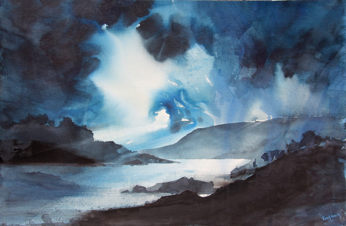 'white light' ...large watercolour from a few years back