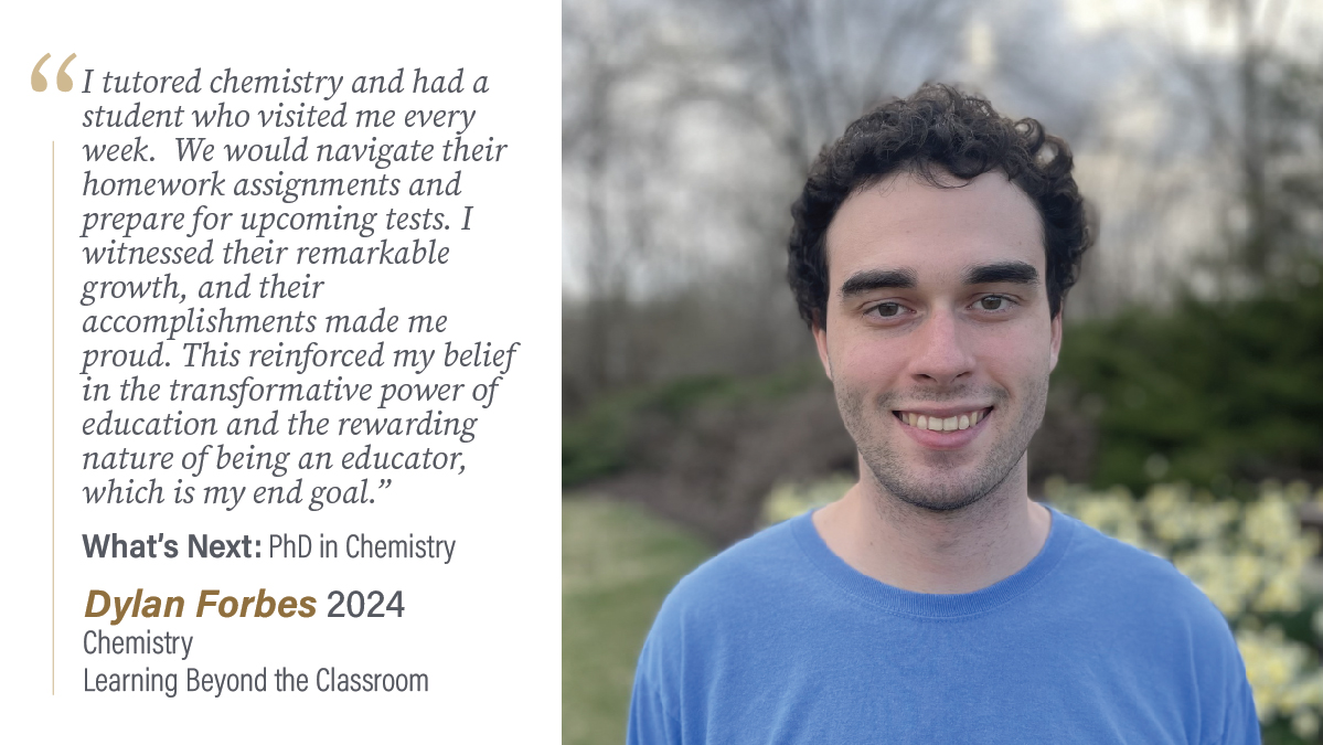 Congratulations to Dylan Forbes - one of this year's Student Success Stories in the Department of Chemistry @PurdueChemistry #Purdue #Science #Chemistry #STEM #Boilermaker