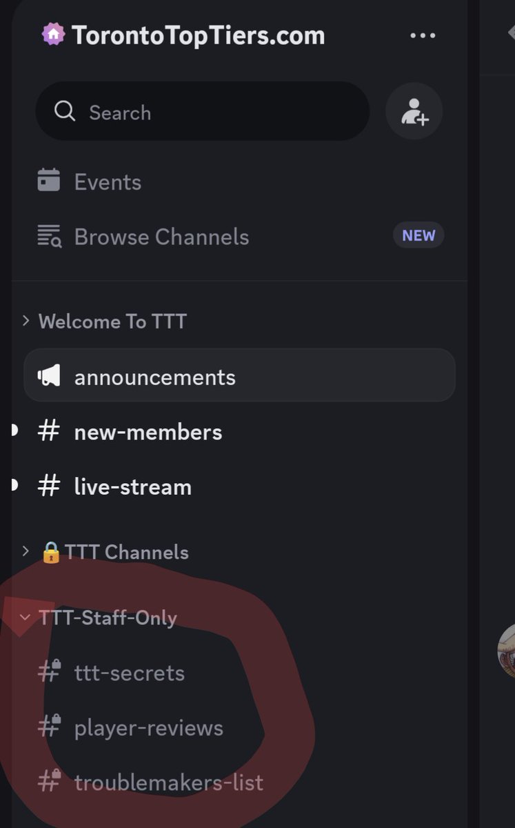 Just letting you guys know that the issue with TTT discord has been resolved. There were a few secret channels that were displayed in the morning that players SHOULD NOT have been able to. This has been corrected. If you still see them, let us know. #Fixed
