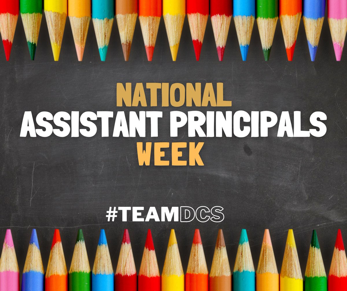 Happy National Assistant Principals Week!  Assistant principals are vital to the success of any school district &amp; we are so fortunate to have an amazing group of administrators in DeSoto County! Thank you for all you do! #RaiseTheBar #TeamDCS