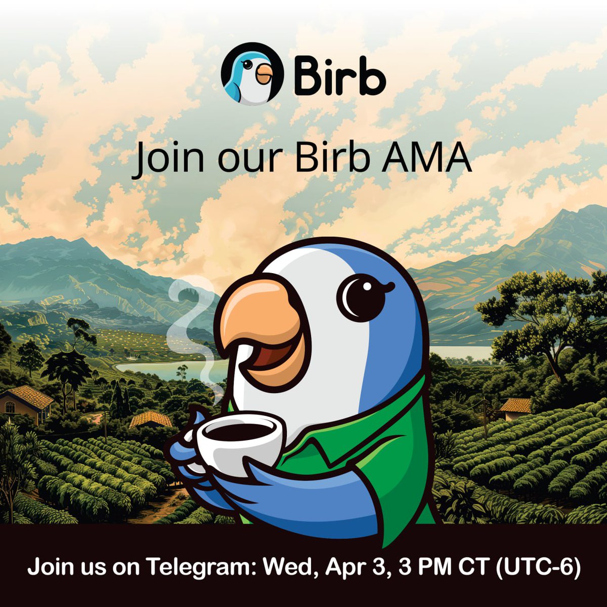 AllGoodBag's tweet photo. @cryptojourneyrs It's $BIRB bro
And @BirbDefi #BirbAMA so close 😁, everyone is so hyped for what's coming. New merch and giveaways.
#Altcoin #BirbGang #LUCAS #smilingfriends https://t.co/cKLQKZHRxJ