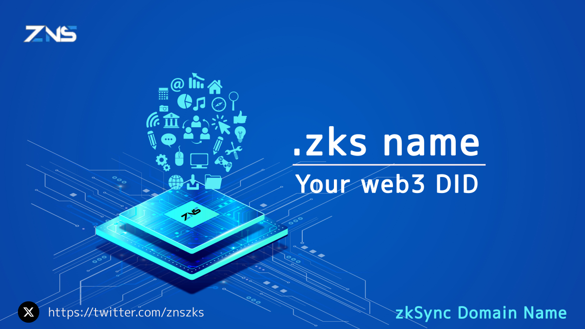Web3 is not only compatible with blockchain and EVM, but also has a DID system for the entire Web3
#DID #ZNS  #zks #zkSyncdomains